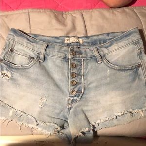 Free people jean shorts (reserved)